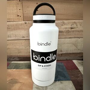 Bindle Sip & Stash Water Bottle 24oz Bottom Storage - New